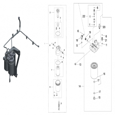 Group 81: Primary Fuel Filter, continued Variation 81BN, 81D2 Optional Agency Approval Installed Items. See Accessories Section for additional parts. 組81：燃油初級(jí)濾清器，續(xù)變81BN，81D2可選機(jī)構(gòu)批準(zhǔn)安裝項(xiàng)目。有關(guān)其他部件，請(qǐng)參見附件一節(jié)。&