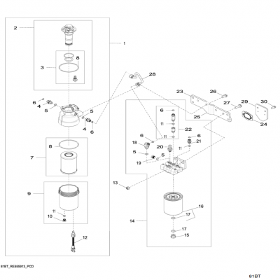 Group 81: Primary Fuel Filter, continued  第81組：燃油初級濾清器，&amp;ldquo;GM93289,&amp;rdquo;&amp;ldquo;GM93285,&amp;rdquo;&amp;ldquo;GM91650,&amp;rdquo;&amp;ldquo;GM85414,&amp