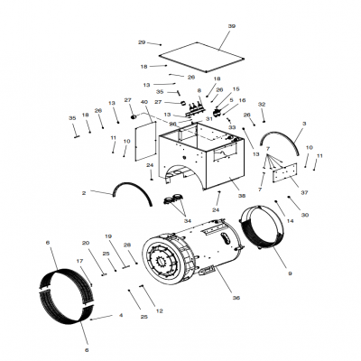 Alternator and Mounting, continued  交流發(fā)電機和安裝，&amp;ldquo;GM91650,&amp;rdquo;&amp;ldquo;40MDDCA,&amp;rdquo;&amp;ldquo;55MDDCB ,&amp;rdquo;&amp;ldquo;65MDDCC,&amp;rdquo;&a